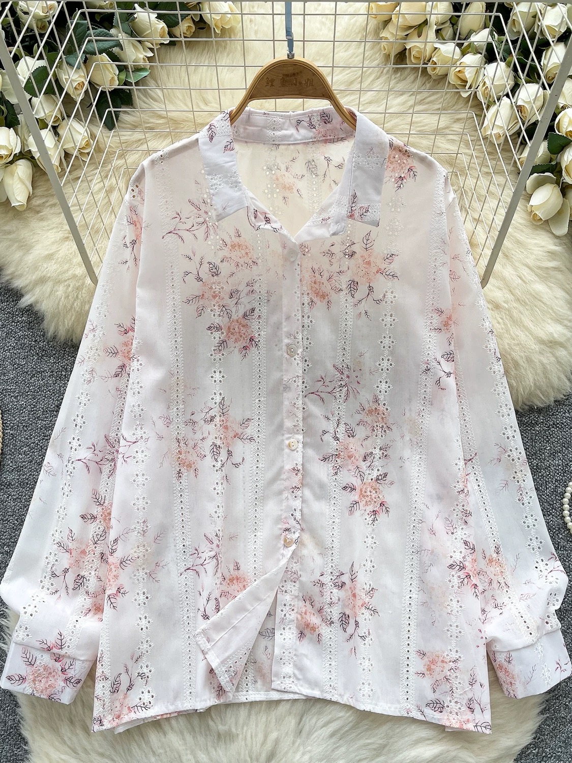 Here and now lace shirt SH111 images